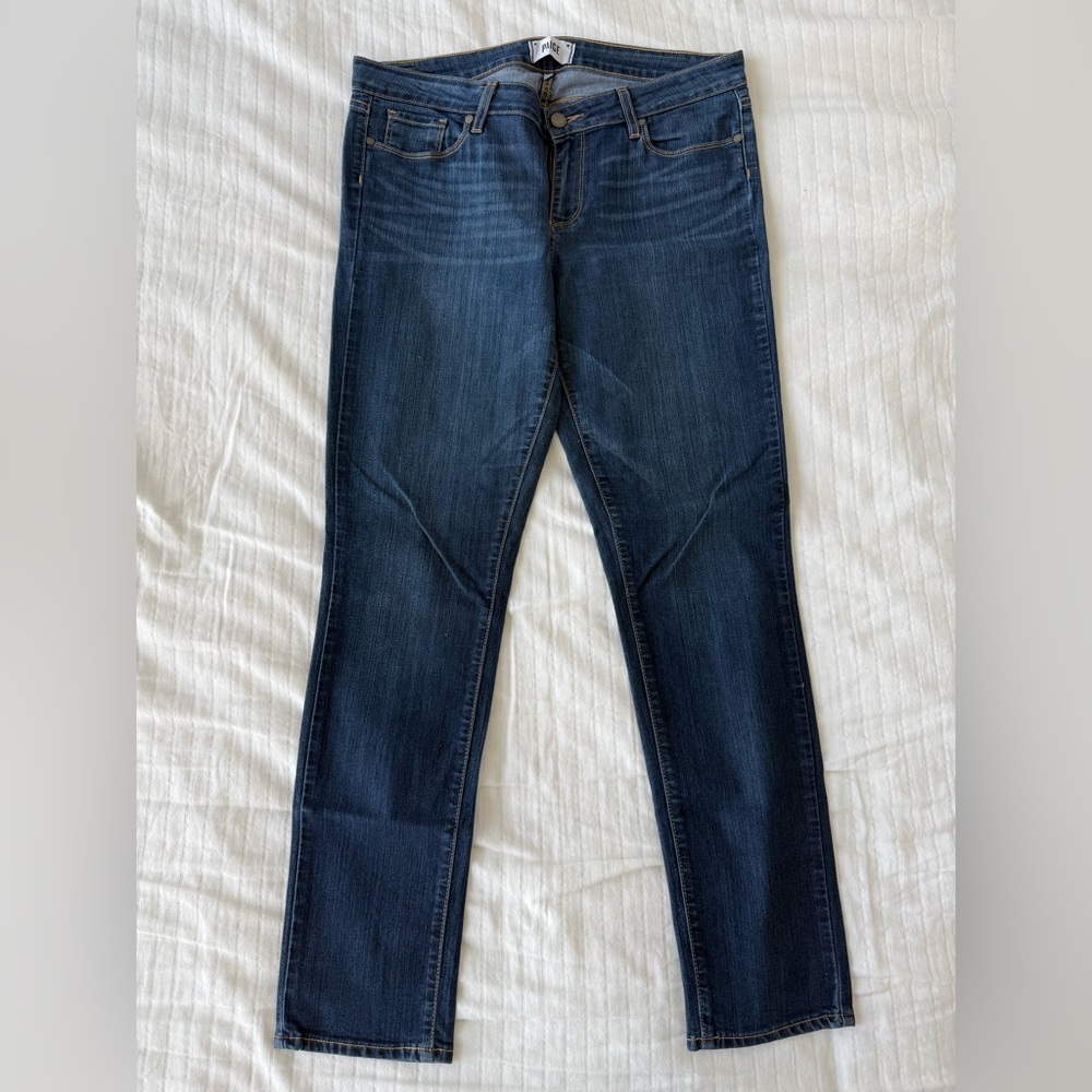 Paige Women’s Dark Blue Stretch Jeans